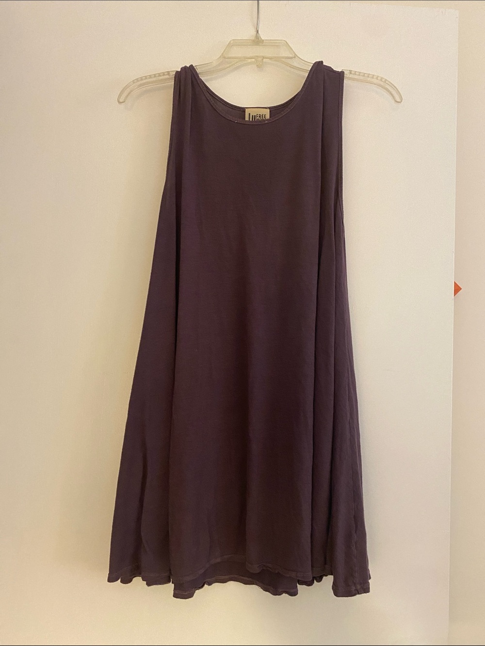 Free People Plum Flowing Tank Dress